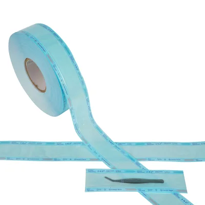 100mm*200m Disposable Heat-sealed Sterilization Pouches Medical Consumables Printing Bag