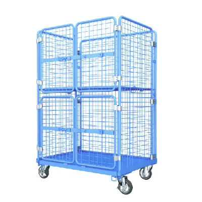 Mesh Wall Roll Container 500kg Powder Coated or Galvanized