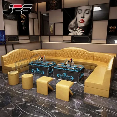 Modern Style Factory Custom Leather Furniture Booth Seating for Night Clubs Outdoor and Bars