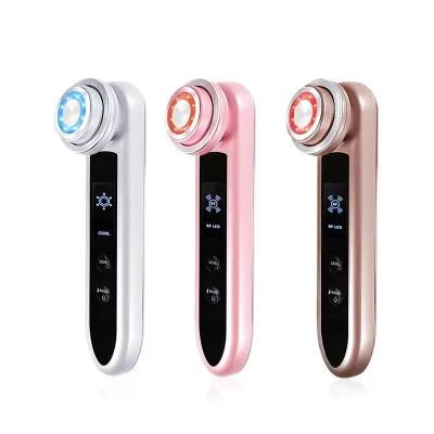 Hand Held High Frequency Facial Massager Heated Technology USB Rechargeable for Face Lifting Skin Tightening ABS Stainless Steel