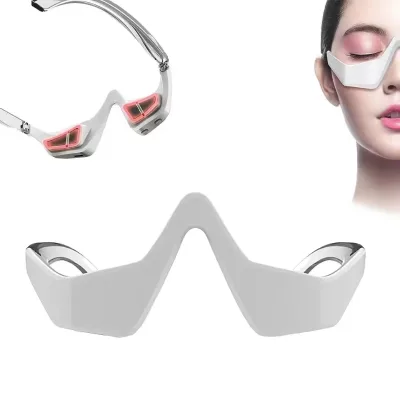 Premium Cordless Eye Massager for Relaxing Fatigue Microcurrent Beauty Device to Minimize Under-Eye Shadows Puffiness