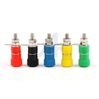 JIALUN Brass M4 Binding Post Cable Power Connector 4mm Binding Post Terminal