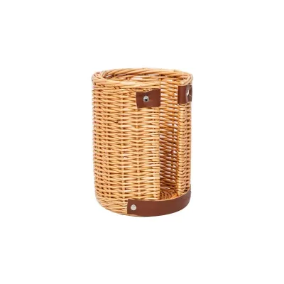 Wicker Storage Baskets, Woven Storage Boxes, Tissue Storage Barrels, Household Tissue Boxes, Leather Decorative Receptacles,