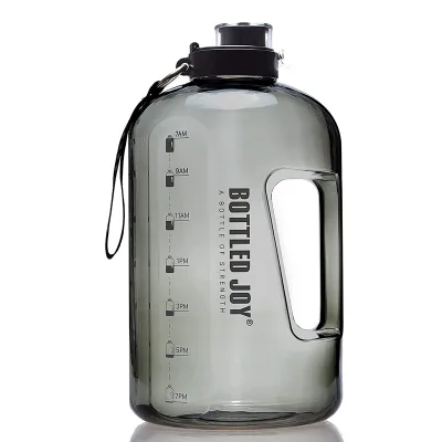 BPA-Free Custom Logo Sports Water Bottle Fitness Gym Motivational Trinkflasche Gallon Water Jug Time Maker Bottles