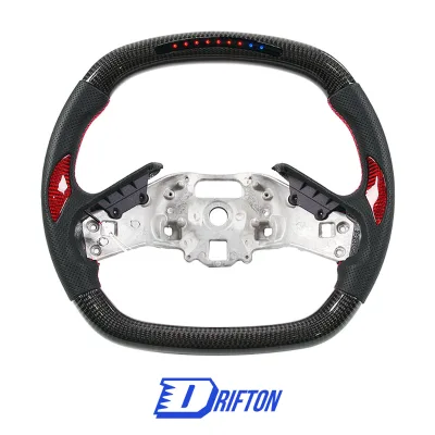RPM LED Display Customized Carbon Fiber Steering Wheel for Chevrolet Corvette C8 Stingray Z51 & E-Ray & Z06 Z07