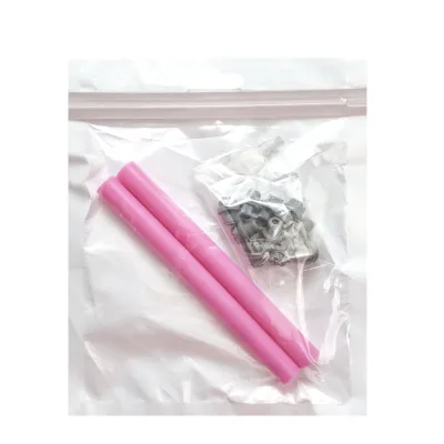 Plastic Nail Art Stamping Pen Set with Detachable Silicone Stamp Heads Printing & Dotting Tool Floral Graffiti DIY 10-Piece
