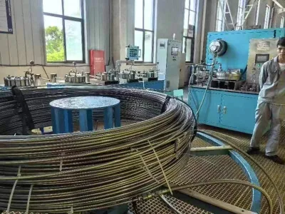 Hangao Heavy Duty Vertical Coil Forming Equipment 55KW 380V Designed for Stainless Steel Tube Coil Manufacturing Long Service
