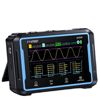 Fnirsi 2C53P Digital Oscilloscope Real Time Sample Rate 50mhz 2channels 250MSa/s  4.3Inch Big Screen 3in1 Multimeter