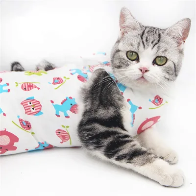 Wholesale Cat Recovery Suit Abdominal Wounds or Skin Diseases After Surgery Wear Anti Licking Wounds