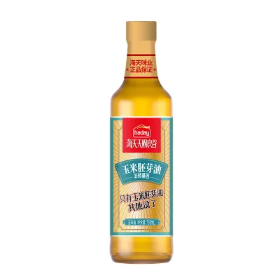 Haday 750ML Refined Corn Oil Low-Temperature Pressed Mellow Fragrance Famous Production Plant for Cooking