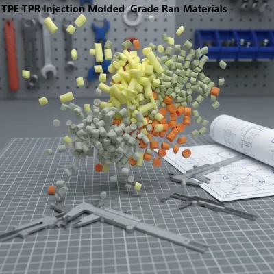 High Tensile SEBS TPE Granules for Injection Molding Grade Ran Material for Extrusion