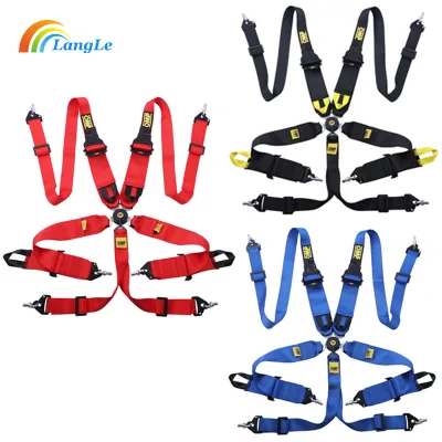 Durable Seat Belts Car Racing Harness 3" Inch 4/5/6 Point Quick Release Cam Lock Seat Belt Racing Harness Belt Sim Racing
