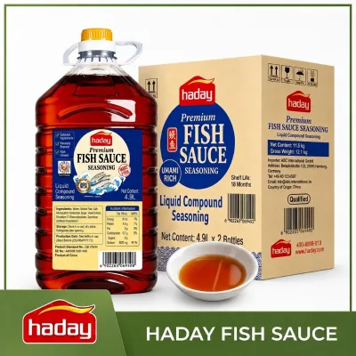 Haday 4.9L Bulk Fish Sauce Seasoning Supplier | Liquid Compound Seasoning Manufacturer for Food Industry & Restaurants