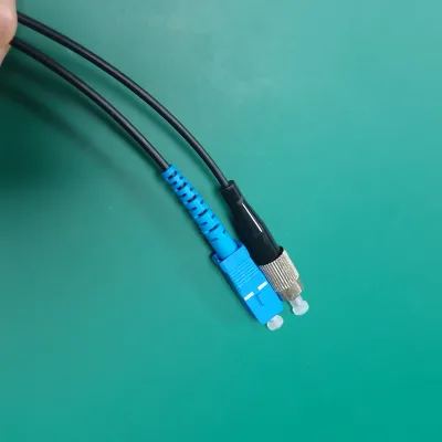 Pof De Fibra FC-SC Black Fiber Optic Patch Cord  Fibre Optique Pour Piscin FC-SC Fiber Optic Patch Cord for Industrial Equipment