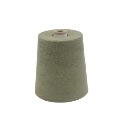 Factory Wholesale 100% Bamboo Yarn 21S Blue Green Bamboo Knitting Yarn for Crochet Hand Knitting Fancy Knitwear Yarn