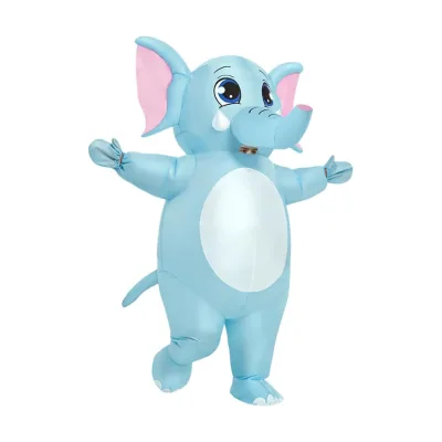 Factory Custom Inflatable Costume Funny Halloween Costumes Elephant Adult Full Body Blow up Costumes for Women Men
