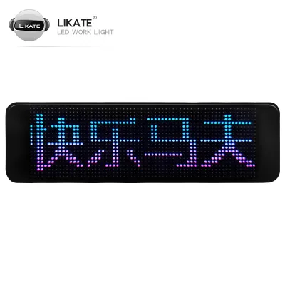 App Control Flexible Led Sign Board Scrolling Car Led Sign Display Digital Display Led Matrix Panel Car Window Light Display