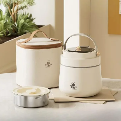 Stylish Visual Design Stainless Steel Eco-Friendly Large Capacity Airtight Lunch Box for Daily Office and Home Meals