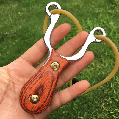 Professional Straight Rod High Precision High Power Catapult Flat Rubber Band Slingshot Rubber