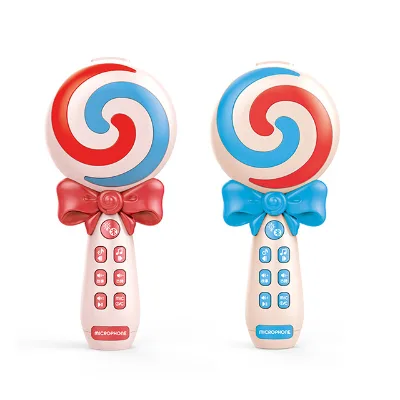 Lollipop Microphone Toy Kids Musical Instruments Portable Singing Toys