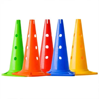 15 Inch Plastic Agility Cones for Outdoor Activity Games 38CM PVC Traffic Cone Football Soccer Training Cones