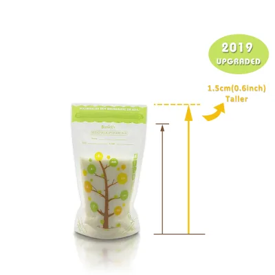 BPA Free 200 ML Storage Milk Bag Food Grade Breast Milk Storage Bags for Baby Breastfeeding
