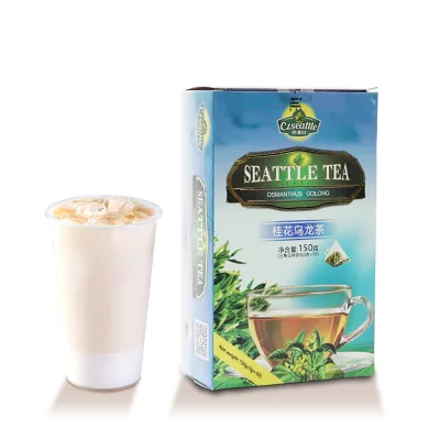 Natural Healthy Czseattle Osmanthus Oolong Tea Teabag Flower Flavor Tea Triangle Tea Bag