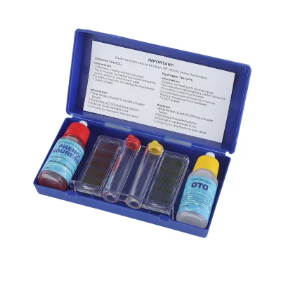 Wholesale PVC Basic PH&CL Test Kit Water Quality Test Box Accessories for Swimming Pool Spa Pools & Children's Pools