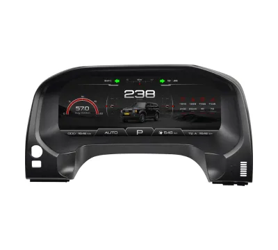Krando 12.3" LCD Dashboard Panel for TOYOTA PRADO 2010 - 2021 Car Instrument Digital Cluster HD Display Built in Canbus LINUX