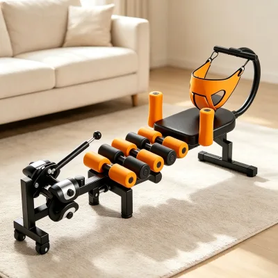 Spinal Pressure Relief Roller Stretcher, Physical Vertebrae Unloading Device, Alleviate Back Tension for Home Rehabilitation