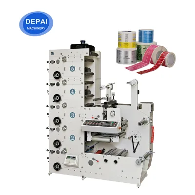 Fully Automatic UV Flexographic Printer with Rotary Die Cut and Slit for Packiging Machine