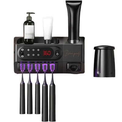 Wholesale Electric Toothbrush Sterilizer Sterilization Drying Bathroom Mouthwash Cup Storage Shelf