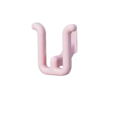 Non Perforated Bathroom Wall Mounted Drainage Shoe Storage Rack, Slipper Hook Slipper Multicolor Heavy Duty Plastic Clothes