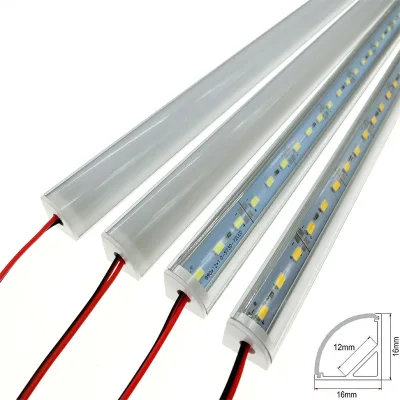 LED Hard Strip DC12V 100CM SMD5730 72LEDs V-shaped Flat LED Aluminum Channel Hard Strip for Indoor Lighting