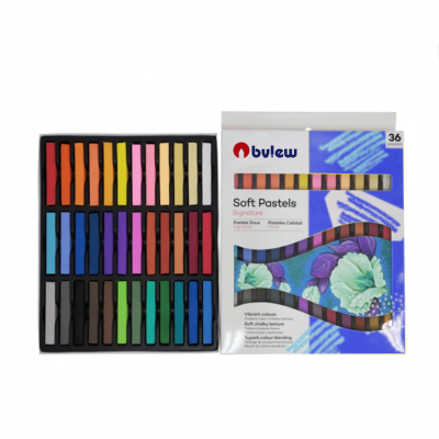 Professional 36 Colors Non Toxic Soft Pastel Chalk for Coloring