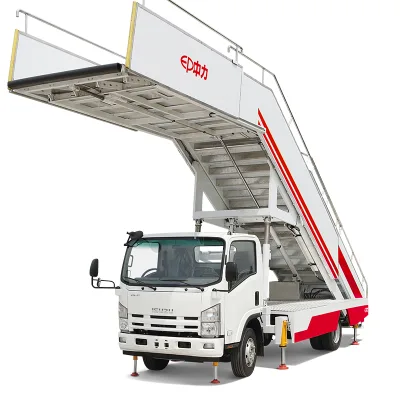 Internal Combustion Aircraft Boarding Stair ZL-PSC580 Mobile Portable Passenger Boarding Staircase Access Stairs for Aircraft