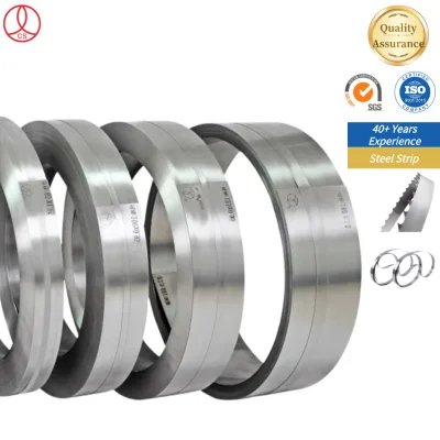 OEM 75Ni8 SKS51 Steel Strip Coil Bandsaw Blade Steel Strip Heat Treatment HRC45 Steel Strip for Band Saw Blade Fabrication Work