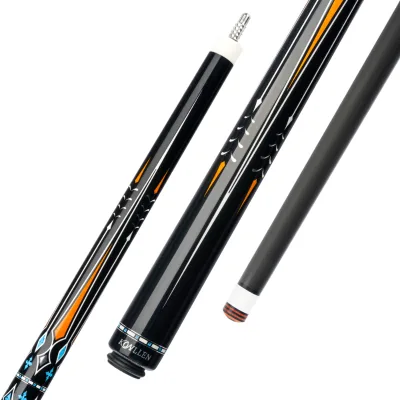 High-grade Carbon Fiber Pool Carom Billiard Cue 142 Cm Stainless Steel 8-tooth Interface Tight Stable Lightweight Ebony