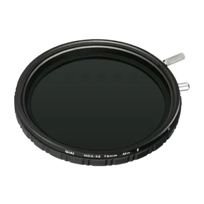 Variable ND Filter Camera Filter Giai No Vignetting ND2-32 67mm 77mm 72mm 82mm DSLR Camera Lens GA-ND2-32 No Vigetting 52-82mm