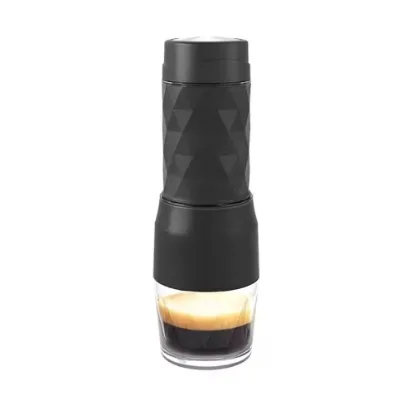 Portable Travel Espresso Coffee Maker Hand Press Capsule Ground Brewer Machine Plastic Material