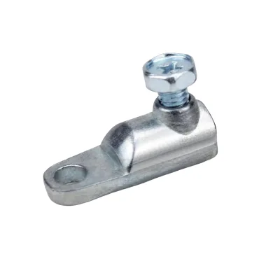RG006-1 Zinc Alloy Door Handle Accessory Small Ears Lock with Connecting Rod, Lock Connector Rod, 3-Point Connection Parts