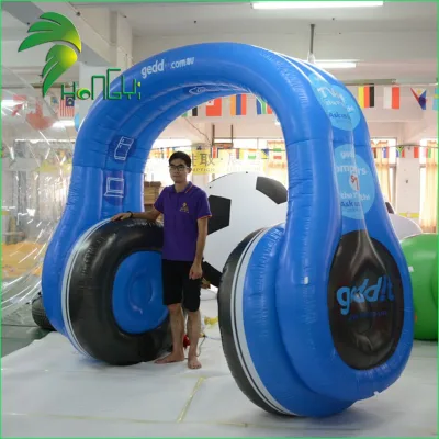 Hongyi Inflatable Headset Giant Inflatable Earphone Advertising Inflatable Headphone for Promotion