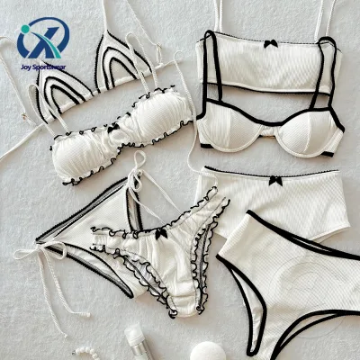 High Quality Designer Bathing Suits Custom Swimwear Woman Bikini Set Custom Bikini Vendor Crinkle Stretch Bikini Manufacture
