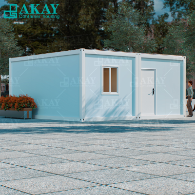 2 Bedrooms Modular Kit Home Hotel OEM Recycled Fireproof Office Prefab Houses Modern