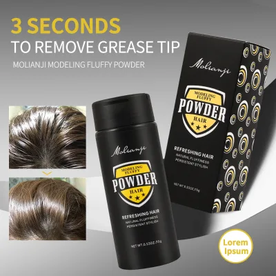 15g Modeling Fluffy Hair Powder Oil Control Long Lasting Styling Powder for Barber Shop Use