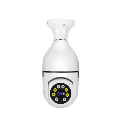 5GHZ 360 Panoramic Wifi HD Night Vision Ip Surveil Mini Surveillance Home Security Wireless Light Bulb PTZ Network Cctv Camera
