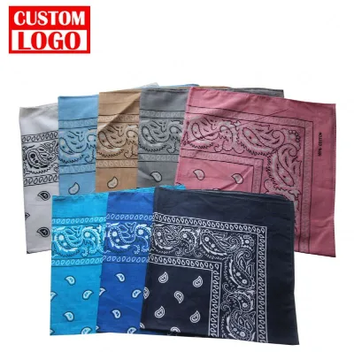 Wholesale 100% Polyester Square Multifunction Colourful Reusable Headwear Printing Square Bandanas