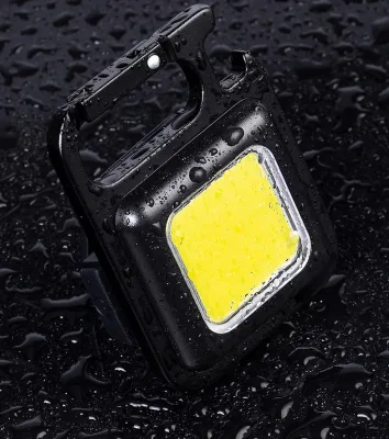 USB Rechargeable Aluminum Alloy LED Key Light with IP55 Waterproof and Dual Color Temperature
