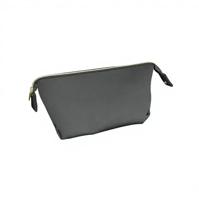 Export Large-capacity Black Towel Zipper Dumpling-shaped Cosmetic Bag Storage Pouch and for Bag