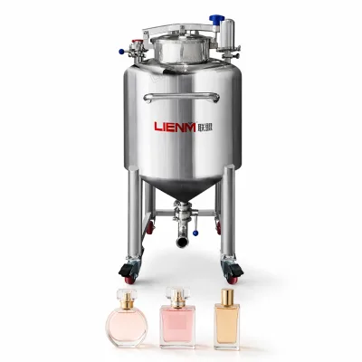 LIENM SUS304 Stainless Steel Chemical Mixing Equipment Anti-corrosive Industrial Mixing Vessel for Factory
